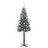 vidaXL Albero di Natale snodato con 300 LED con supporto Verde 180 cm