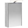 vidaXL Mobiletto per specchio da bagno Grigio Sonoma 43 x 16 x 62.5 cm