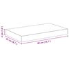 vidaXL Scaffali a Parete 4 pz Rovere e Bianco 40x23x3,8 cm in MDF