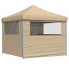 vidaXL Tenda Party Beige 292 x 292 x 315 cm Tessuto Oxford