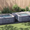 vidaXL Telo per Fondo Piscina Regolabile Nero 500 x 250 x 0,1 cm