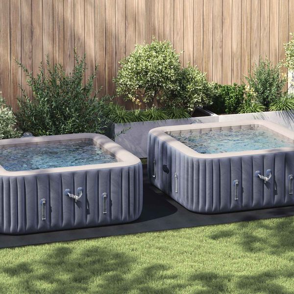 vidaXL Telo per Fondo Piscina Regolabile Nero 500 x 250 x 0,1 cm