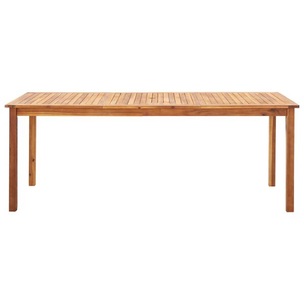 vidaXL Set Pranzo da Giardino 9 pz Polyrattan e Legno d'Acacia Grigio