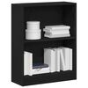 vidaXL Armadio per Libri Rovere Nero 60 x 24 x 76 cm Legno multistrato