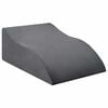 vidaXL Cuscino per Gambe 68 x 41 x 24 cm Schiuma PU Grigio