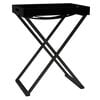 vidaXL Tavolo Pieghevole Nero 48x34x61 cm in MDF