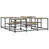 vidaXL Tavolino Salotto Rovere Sonoma 121x121x40 cm Legno Multistrato