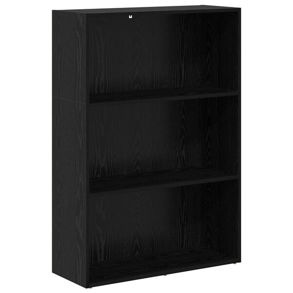 vidaXL Libreria Rovere Nero 60 x 30 x 76.5 cm Legno multistrato