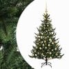 vidaXL Albero di Natale artificiale con palline 120 cm 150 LED