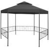 vidaXL Gazebo da Giardino 323x275x265 cm Antracite