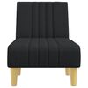 vidaXL Chaise Longue in Tessuto Nero