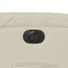 VidaXL Poltrona Reclinabile Elettrica Crema in Similpelle