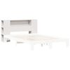 vidaXL Testiera con Ripiani Bianca 140 cm in Legno Massello di Pino