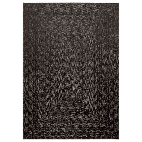 vidaXL Tappeto ZIZUR Antracite 160x230 cm Aspetto Iuta Interni Esterni