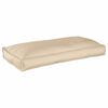 vidaXL Cuscino Beige 120 x 60 x 12 cm Tessuto Oxford