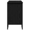 vidaXL Mobiletto per Lavabo Altro Rovere Nero 91 x 35 x 60 cm