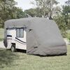 vidaXL Telo per Camper Grigio 610x235x275 cm in Tessuto Non Tessuto