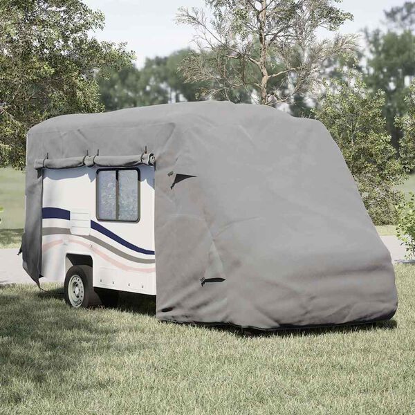 vidaXL Telo per Camper Grigio 610x235x275 cm in Tessuto Non Tessuto
