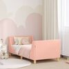 vidaXL Struttura letto bambini con testata Rosa 80 x 160 cm