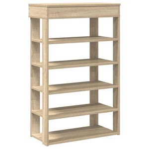 vidaXL Scarpiera Rovere Sonoma 60x30x98 cm in Legno Multistrato