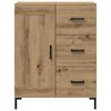 vidaXL Credenza rovere artigianale 69.5 x 34 x 90 cm Legno multistrato