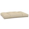 vidaXL Cuscino per Pallet Beige 120x80x12 cm in Tessuto