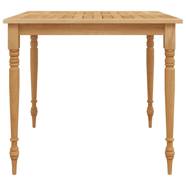 vidaXL Set da Pranzo per Giardino 3 pz in Legno Massello di Teak