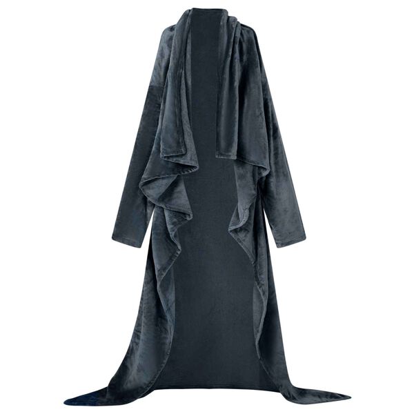 vidaXL Felpa coperta Blu navy Flanella