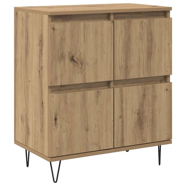 vidaXL Credenza Rovere artigianale 60 x 35 x 70 cm