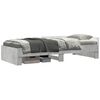 vidaXL Struttura letto con testata Grigio Cemento 80 x 200 cm