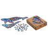 UNIDRAGON Puzzle in Legno 172 pz Milky Whales Medio 33x20 cm