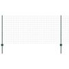 vidaXL Recinzione Euro con palo 25 x 1 m Acciaio rivestito in PVC Rete