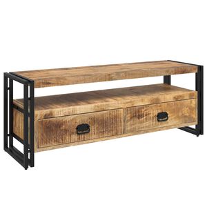 vidaXL Mobile Porta TV 120x35x45 cm Legno Massello di Mango