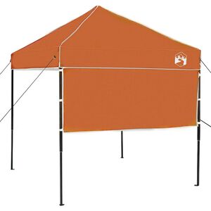vidaXL Tenda Gazebo Arancione 194 x 194 x 251 cm Tessuto