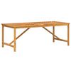vidaXL Tavolo da Pranzo da Giardino 200x90x74 cm Legno Massello Acacia