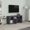 vidaXL Mobile Porta TV Grigio Lucido 120x30x50 cm in Legno Multistrato