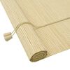 vidaXL Tenda a rullo Naturale 160 x 160 cm Bamb&ugrave;