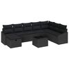 vidaXL Set di divani 8 pz polyrattan