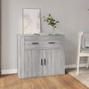 vidaXL Credenza Grigio Sonoma 80x33x70 cm in Legno Multistrato