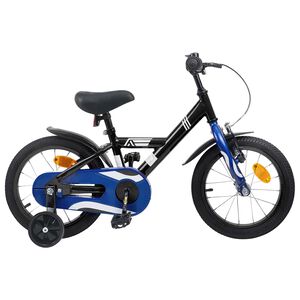 vidaXL Bicicletta per Bambini 12 Pollici per bambini di 2-4 anni Nero