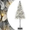 vidaXL Albero di Natale con 300 LED Bianco 210 cm PE e Acciaio