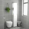 vidaXL Armadietto da Bagno Bianco 25x26,5x170 cm in Legno Multistrato