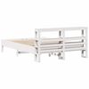 vidaXL Letto senza Materasso Bianco 140x190 cm Legno Massello di Pino