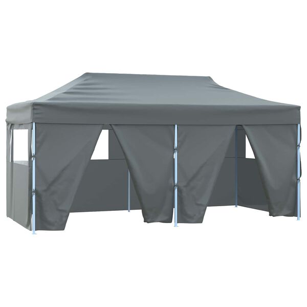 vidaXL Tenda Party Antracite 291 x 580 x 315 cm Tessuto Oxford