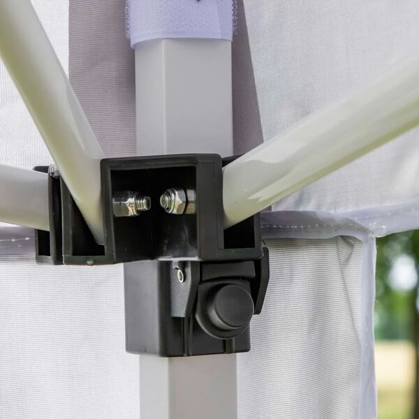 HI Tenda per Feste Pieghevole 3x3 m Grigia