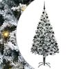vidaXL Albero di Natale artificiale Bianco 210 cm