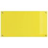vidaXL Rivestimento da Cucina Giallo 90 x 50 x 0,6 cm vetro temperato