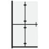 vidaXL Parete per Doccia Walk-in Pieghevole in Vetro ESG 100x190 cm