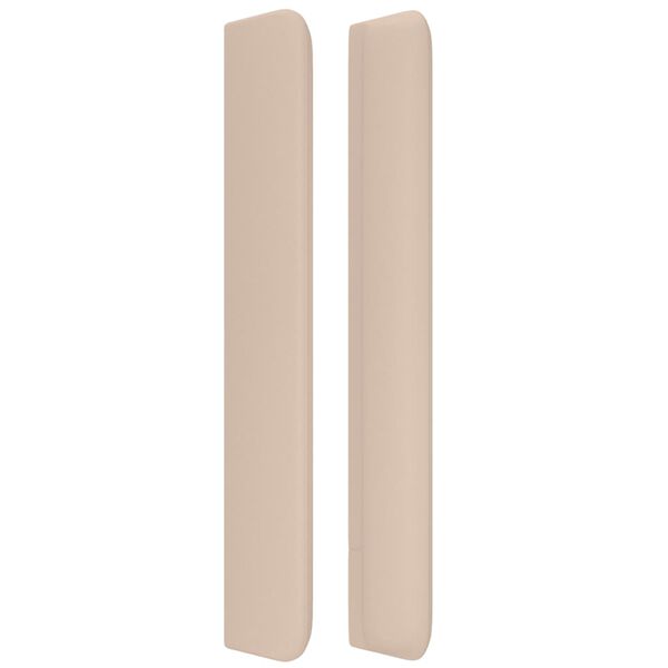 vidaXL Testiera ad Orecchio Cappuccino 147x16x118/128 cm in Similpelle