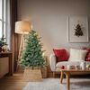 vidaXL Collare per Albero di Natale Marrone 70 x 70 x 28 cm